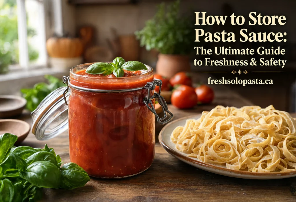 How to Store Pasta Sauce: The Ultimate Guide to Freshness & Safety